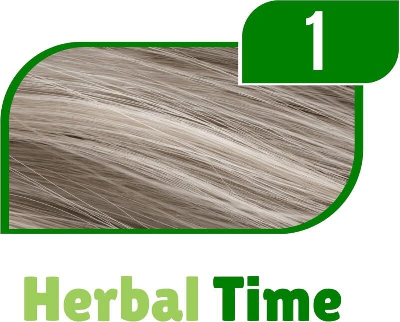 Έτοιμη Henna Μαλλιών Ασημί Ξανθό - Silver Blonde N1 Herbal Time 75ml - Image 2