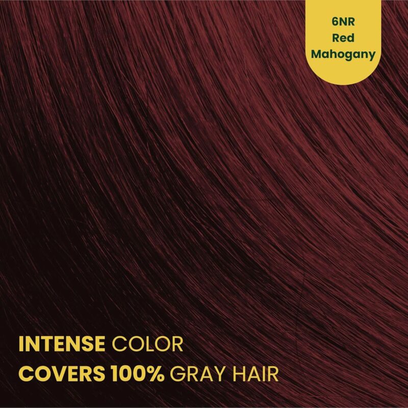 Βαφή μαλλιών χωρίς αμμωνία Ακαζού Red Mahogany 6NR - Herbal Time PhytoCare - Image 2