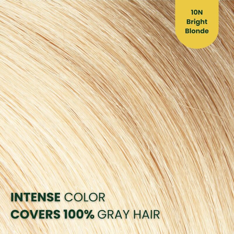 Βαφή μαλλιών χωρίς αμμωνία Φωτεινό Ξανθό Bright Blonde 10Ν - Herbal Time PhytoCare - Image 2