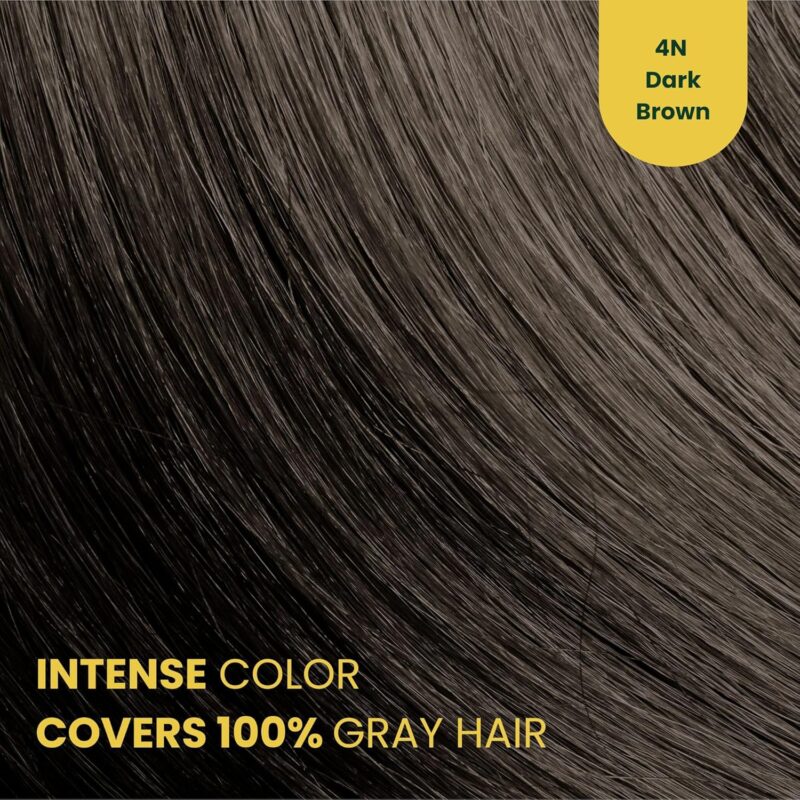 Βαφή μαλλιών χωρίς αμμωνία Σκούρο Καφέ Dark Brown 4N - Herbal Time PhytoCare - Image 2