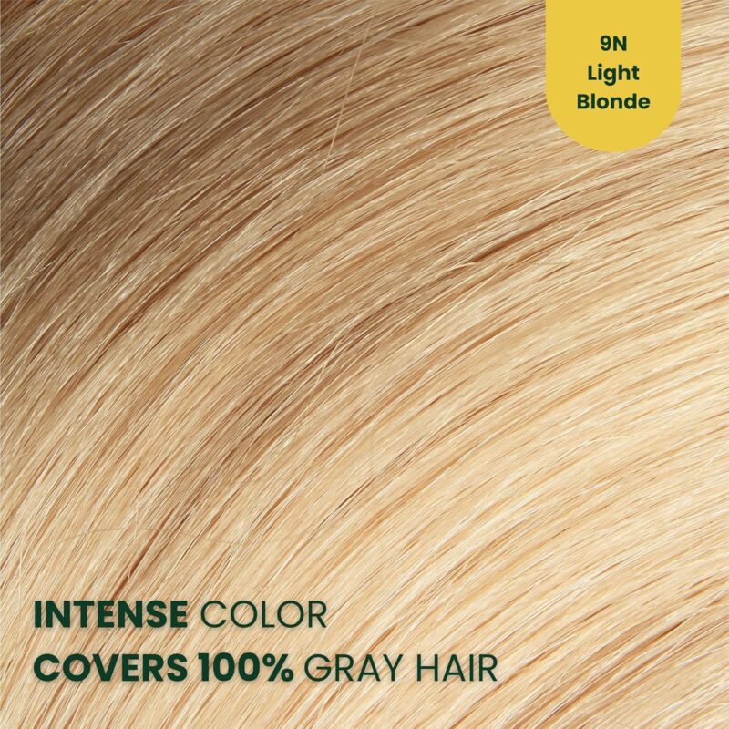 Βαφή μαλλιών χωρίς αμμωνία Ανοιχτό Ξανθό Light Blonde 9Ν - Herbal Time PhytoCare - Image 2