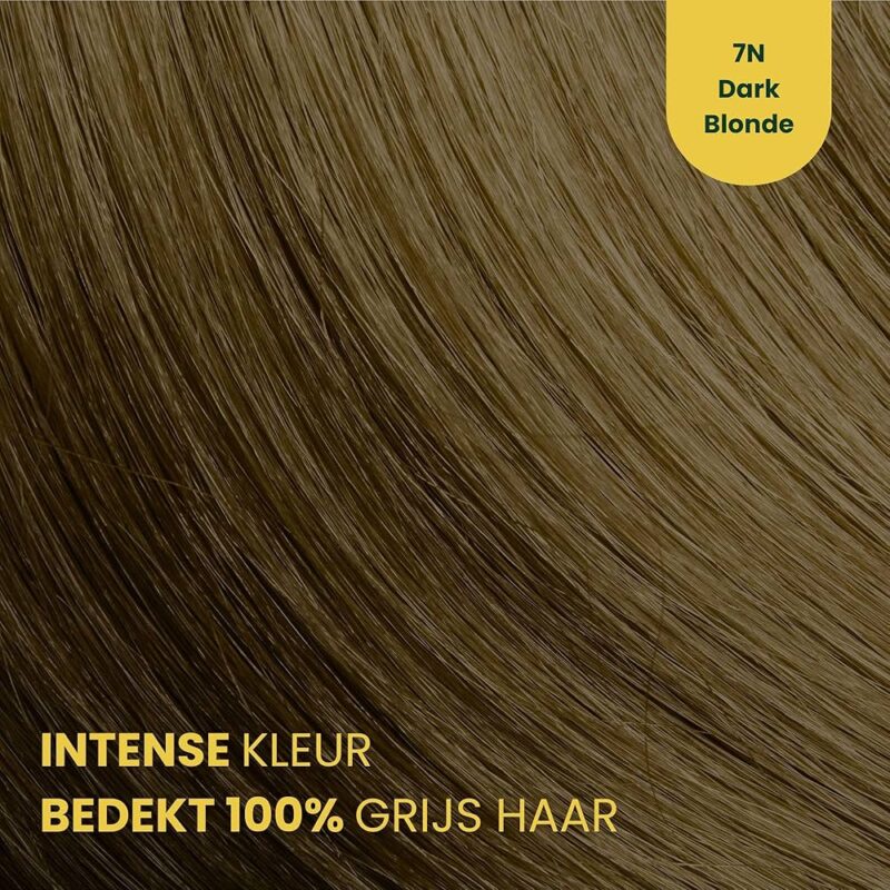 Βαφή μαλλιών χωρίς αμμωνία Σκούρο ξανθό Dark Blonde7N - Herbal Time PhytoCare - Image 2