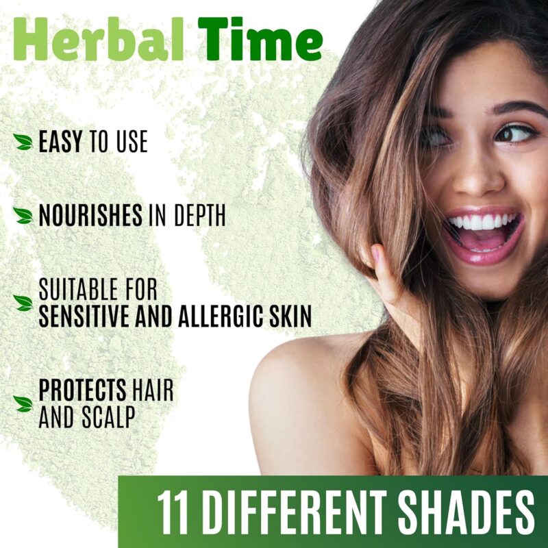 Έτοιμη Henna Μαλλιών Καστανό - Chestnut N5 Herbal Time 75ml - Image 4