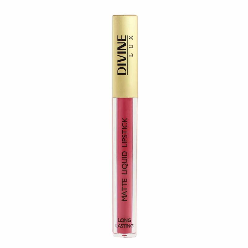 Divine Lux Matte Liquid Lipstick No.04 – Ματ Κραγιόν Υγρής Μορφής με Μακρά Διάρκεια & Βελούδινο Φινίρισμα