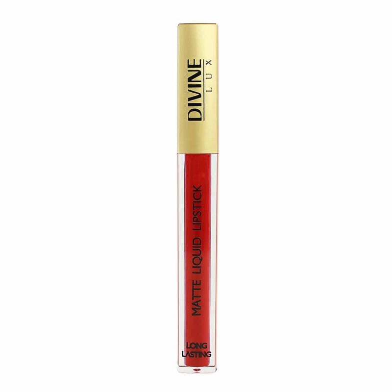 Divine Lux Matte Liquid Lipstick No.07 – Ματ Κραγιόν Υγρής Μορφής με Μακρά Διάρκεια & Βελούδινο Φινίρισμα