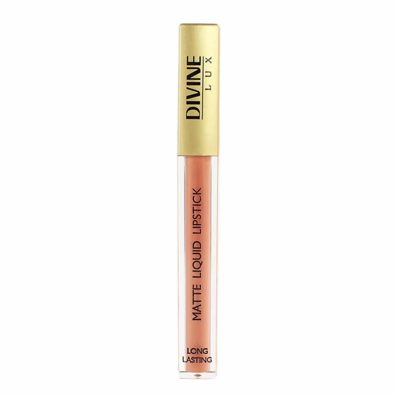 Divine Lux Matte Liquid Lipstick No.08 – Ματ Κραγιόν Υγρής Μορφής με Μακρά Διάρκεια & Βελούδινο Φινίρισμα