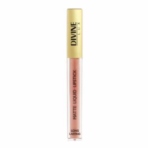 Divine Lux Matte Liquid Lipstick No.15 – Ματ Κραγιόν Υγρής Μορφής με Μακρά Διάρκεια & Βελούδινο Φινίρισμα