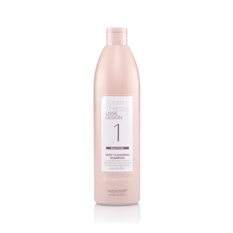 Alfaparf Milano Lisse Design Keratin Therapy Deep Cleansing Shampoo 500ml – Σαμπουάν Βαθύ Καθαρισμού με Κερατίνη