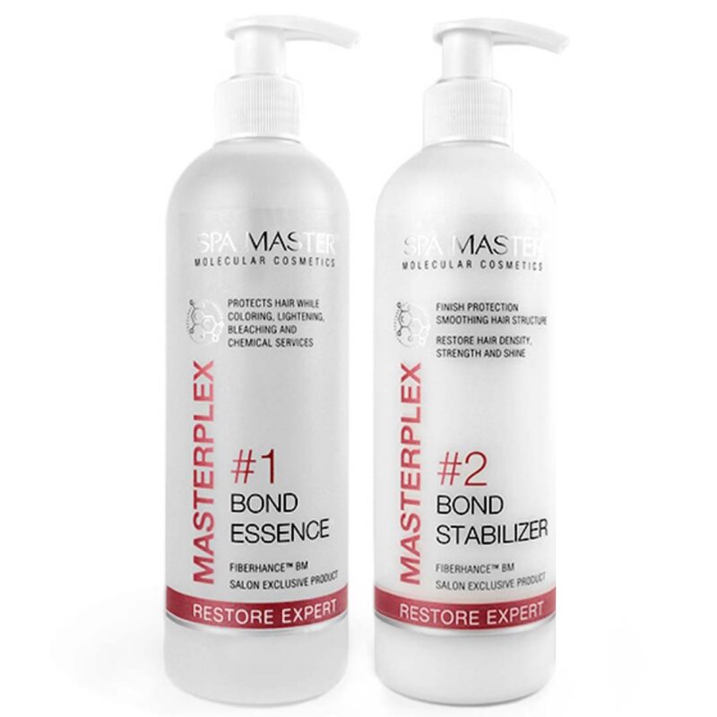 Spa Master MASTERPLEX Bond Essence #1 & Bond Stabilizer #2 Set – Επαγγελματικό Σετ Βαθιάς Αποκατάστασης Μαλλιών