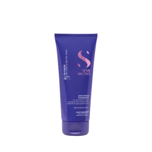 Alfaparf Milano Semi di Lino Anti-Yellow Conditioner 200ml – Μαλακτική Κρέμα για Εξουδετέρωση Κιτρινωπών Τόνων σε Ξανθά & Λευκά Μαλλιά