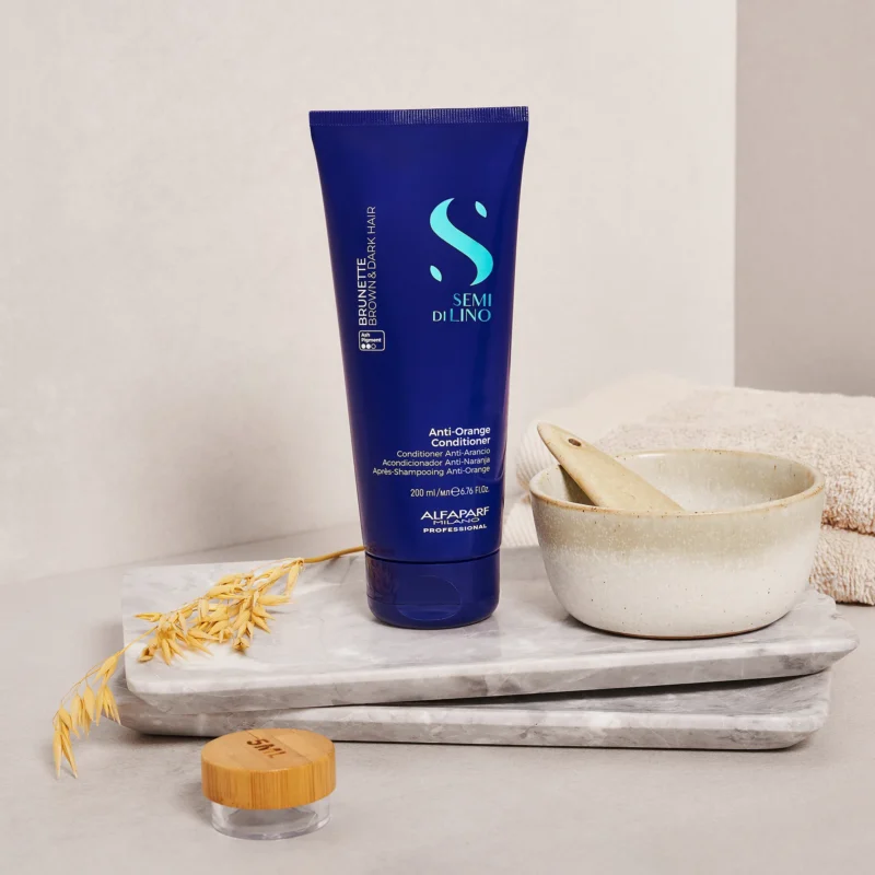 Alfaparf Milano Semi di Lino Anti-Orange Conditioner 200ml – Μαλακτική Κρέμα Εξουδετέρωσης Πορτοκαλί Τόνων - Image 2