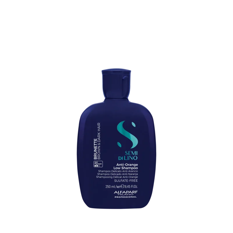 Alfaparf Milano Semi di Lino Anti-Orange Low Shampoo 250ml – Σαμπουάν Ήπιου Καθαρισμού για Εξουδετέρωση Πορτοκαλί Τόνων