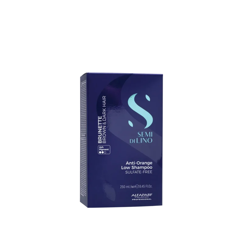 Alfaparf Milano Semi di Lino Anti-Orange Low Shampoo 250ml – Σαμπουάν Ήπιου Καθαρισμού για Εξουδετέρωση Πορτοκαλί Τόνων - Image 2