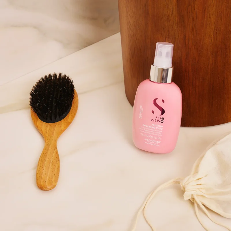 Alfaparf Semi di Lino Moisture Nutritive Detangling Fluid 125ml – Ενυδατικό Σπρέι Ξεμπερδέματος για Ξηρά Μαλλιά - Image 4