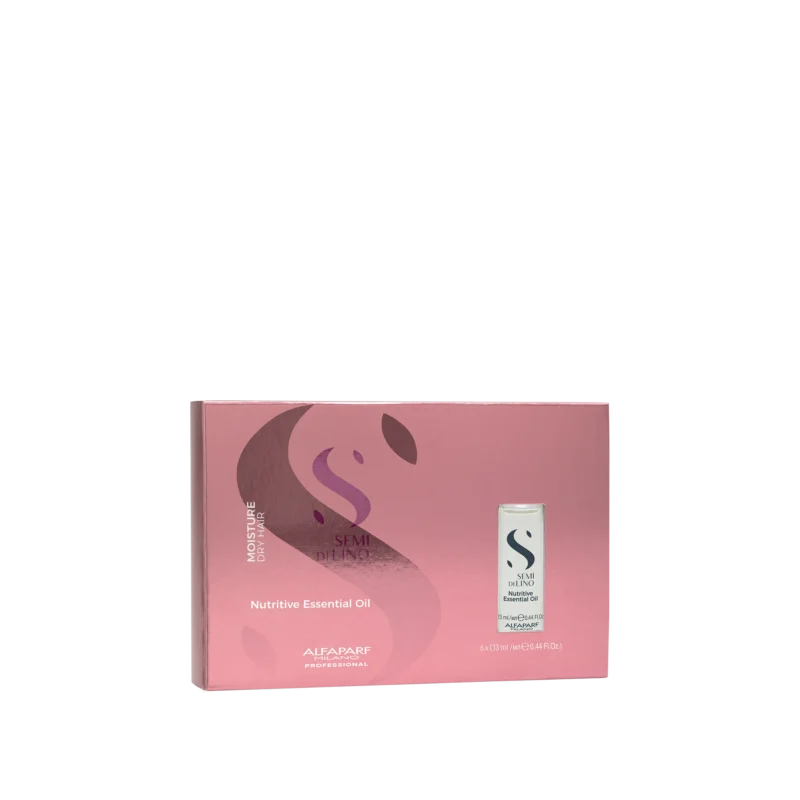 lfaparf Semi di Lino Moisture Nutritive Essential Oil (6x13ml) – Εντατική Θεραπεία Ενυδάτωσης για Ξηρά & Αφυδατωμένα Μαλλιά