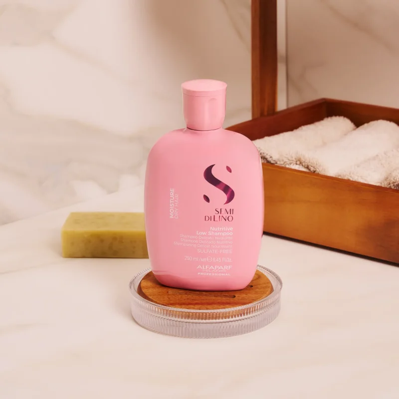 Alfaparf Semi di Lino Moisture Nutritive Low Shampoo 250ml – Ήπιο Σαμπουάν Ενυδάτωσης & Θρέψης για Ξηρά Μαλλιά - Image 4