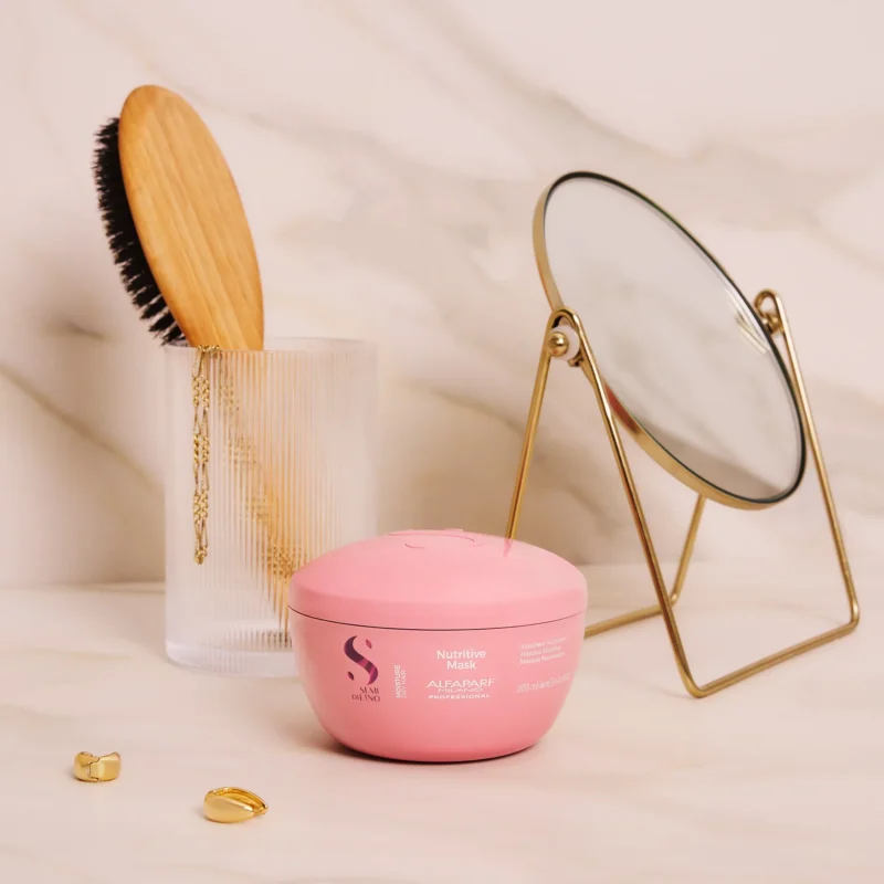Alfaparf Semi di Lino Moisture Nutritive Mask 200ml – Εντατική Μάσκα Θρέψης & Ενυδάτωσης για Ξηρά Μαλλιά - Image 4