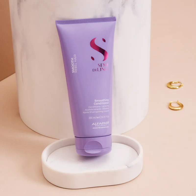 Alfaparf Milano Semi di Lino Smoothing Conditioner 200ml – Μαλακτική Λείανσης για Φριζαρισμένα & Ατίθασα Μαλλιά - Image 4