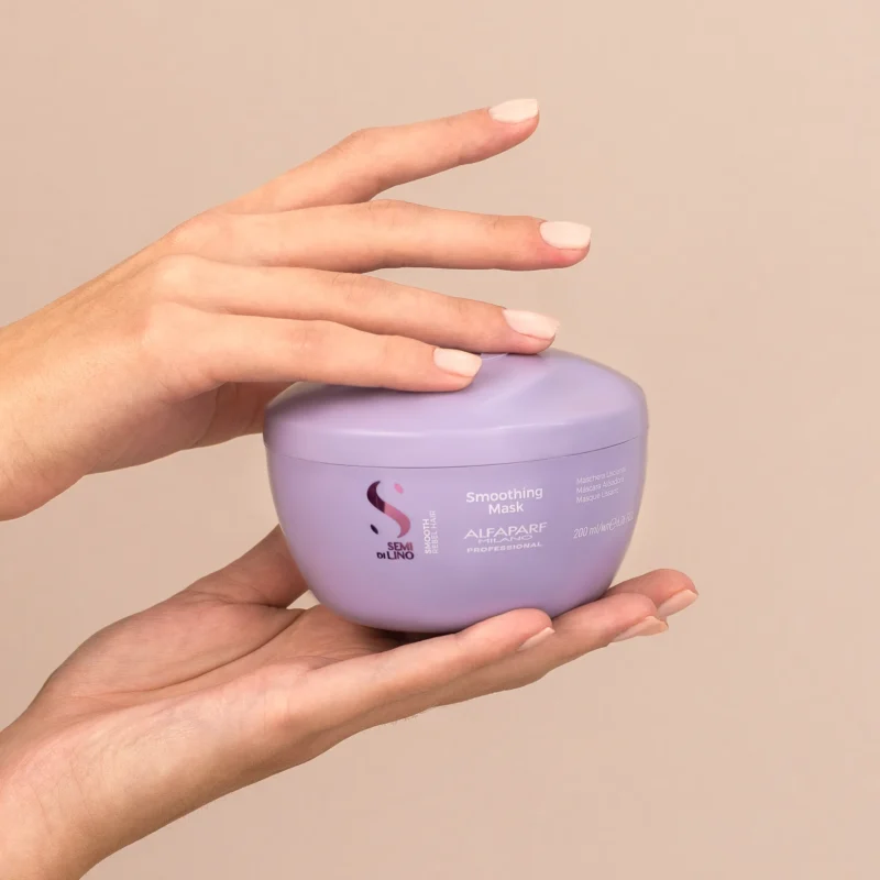 Alfaparf Milano Semi di Lino Smoothing Mask 200ml – Μάσκα Λείανσης & Ελέγχου του Φριζαρίσματος για Ατίθασα Μαλλιά - Image 7