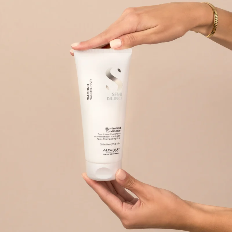 Alfaparf Milano Semi di Lino Diamond Illuminating Conditioner 200ml – Μαλακτική Κρέμα Λάμψης & Ενυδάτωσης για Θαμπά Μαλλιά - Image 5