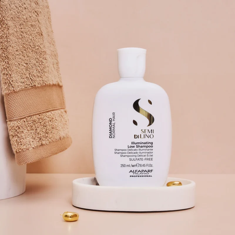 Alfaparf Milano Semi di Lino Diamond Illuminating Low Shampoo 250ml – Ήπιο Σαμπουάν Λάμψης για Θαμπά & Άτονα Μαλλιά - Image 4