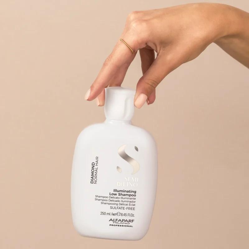 Alfaparf Milano Semi di Lino Diamond Illuminating Low Shampoo 250ml – Ήπιο Σαμπουάν Λάμψης για Θαμπά & Άτονα Μαλλιά - Image 5