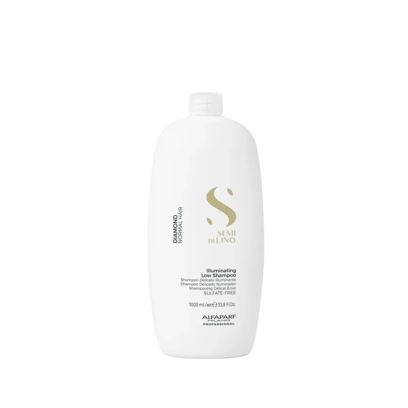 Alfaparf Milano Semi di Lino Diamond Illuminating Low Shampoo 1000ml – Ήπιο Σαμπουάν Λάμψης για Θαμπά & Άτονα Μαλλιά