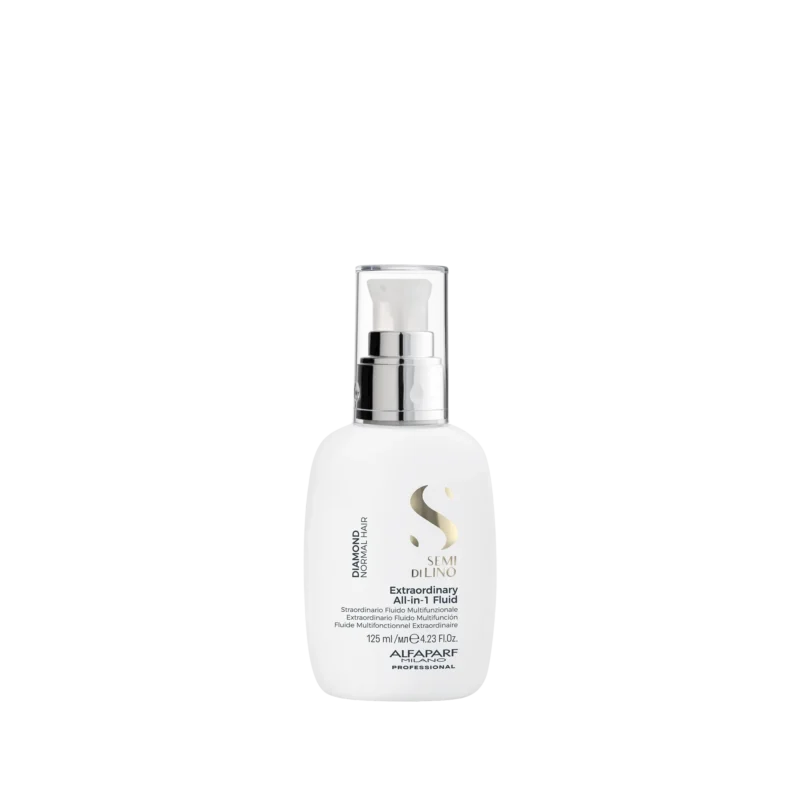 Alfaparf Milano Semi di Lino Diamond Extraordinary All-in-1 Fluid 125ml – Πολυλειτουργικό Fluid Λάμψης & Προστασίας για Θαμπά Μαλλιά