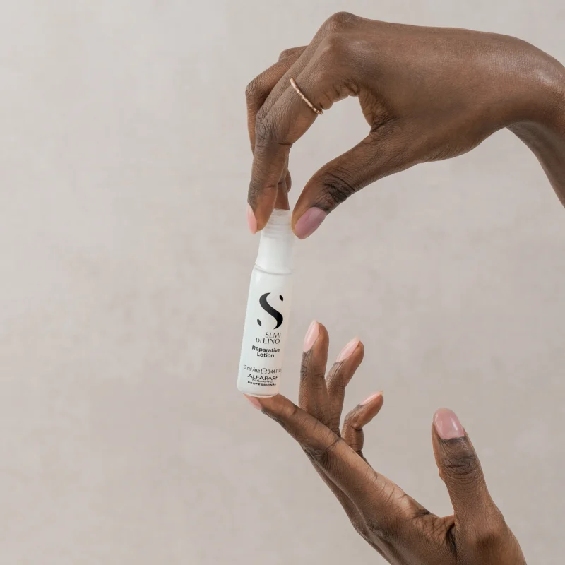 Alfaparf Semi di Lino Reconstruction Reparative Lotion 6x13ml – Θεραπευτική Λοσιόν Επανόρθωσης για Κατεστραμμένα Μαλλιά - Image 4