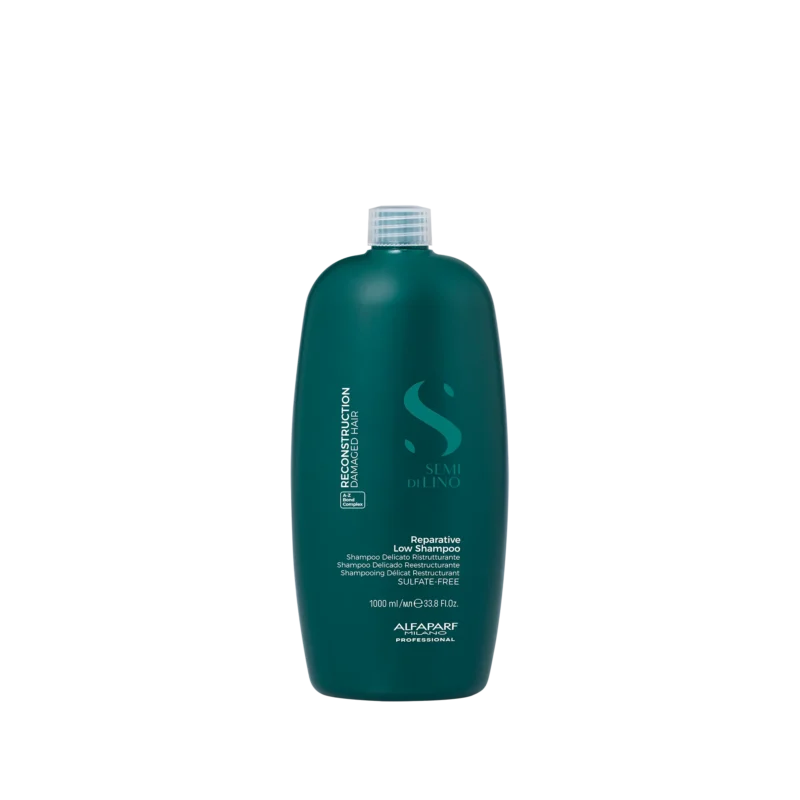 Alfaparf Milano Semi di Lino Reconstruction Reparative Low Shampoo 1000ml – Σαμπουάν Αναδόμησης για Ταλαιπωρημένα Μαλλιά