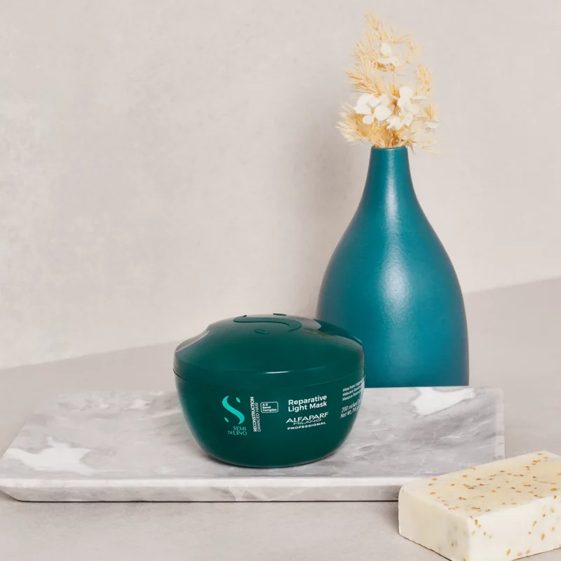 Alfaparf Milano Semi di Lino Reconstruction Reparative Light Mask 200ml – Μάσκα Αναδόμησης για Λεπτά Μαλλιά - Image 2