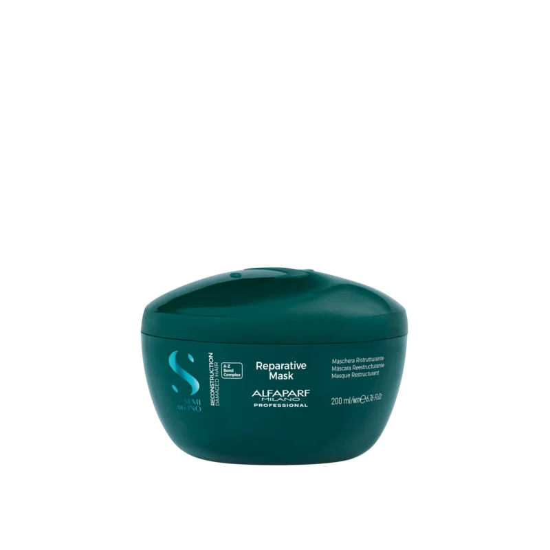 Alfaparf Milano Semi di Lino Reconstruction Reparative Mask 200ml – Μάσκα Αναδόμησης για Ταλαιπωρημένα Μαλλιά