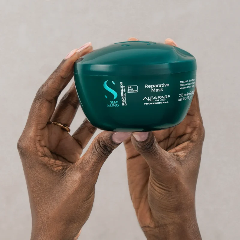Alfaparf Milano Semi di Lino Reconstruction Reparative Mask 200ml – Μάσκα Αναδόμησης για Ταλαιπωρημένα Μαλλιά - Image 3