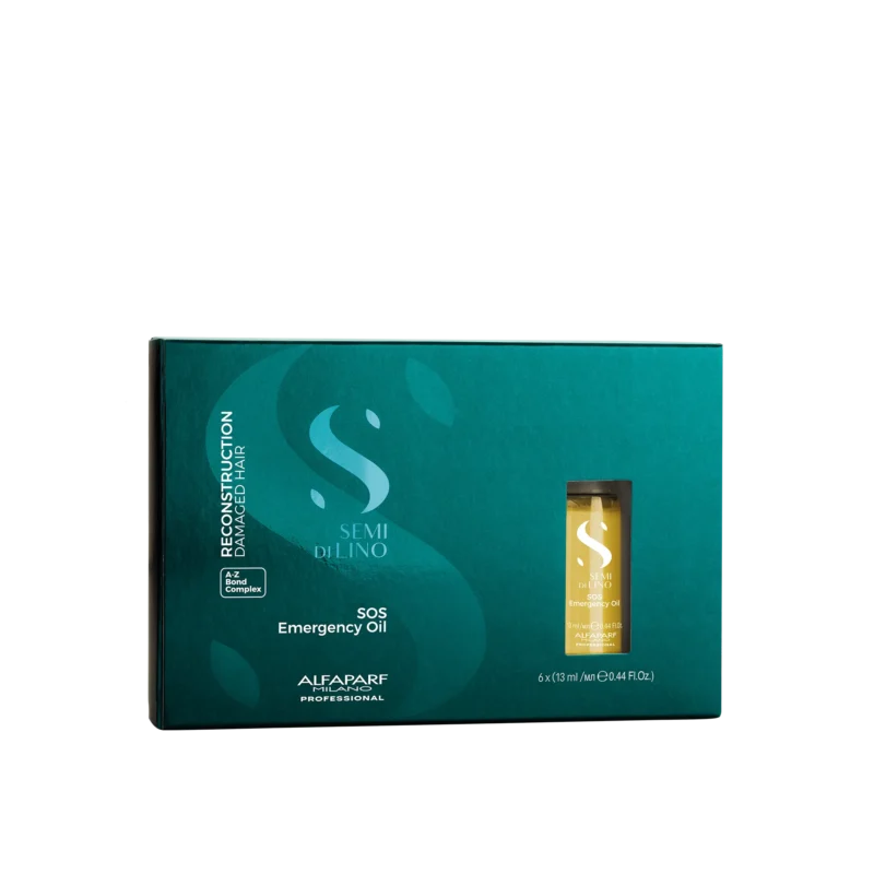 Alfaparf Semi di Lino Reconstruction SOS Emergency Oil 6x13ml – Έλαιο Άμεσης Αναδόμησης για Ταλαιπωρημένα Μαλλιά