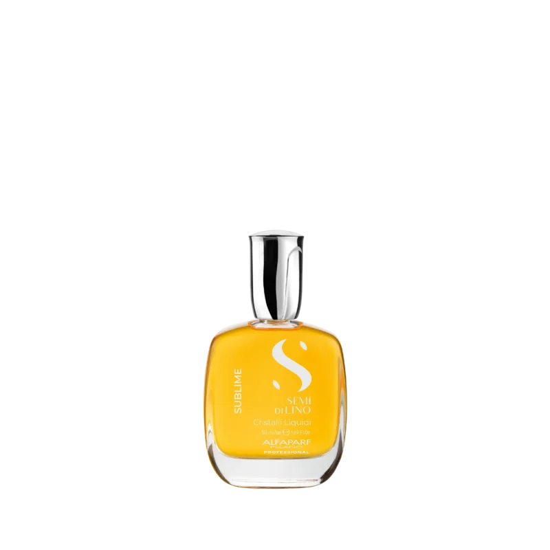 Alfaparf Milano Semi di Lino Sublime Cristalli Liquidi 50ml – Ορός Λάμψης & Αντιφριζ για Μεταξένια Μαλλιά - Image 2