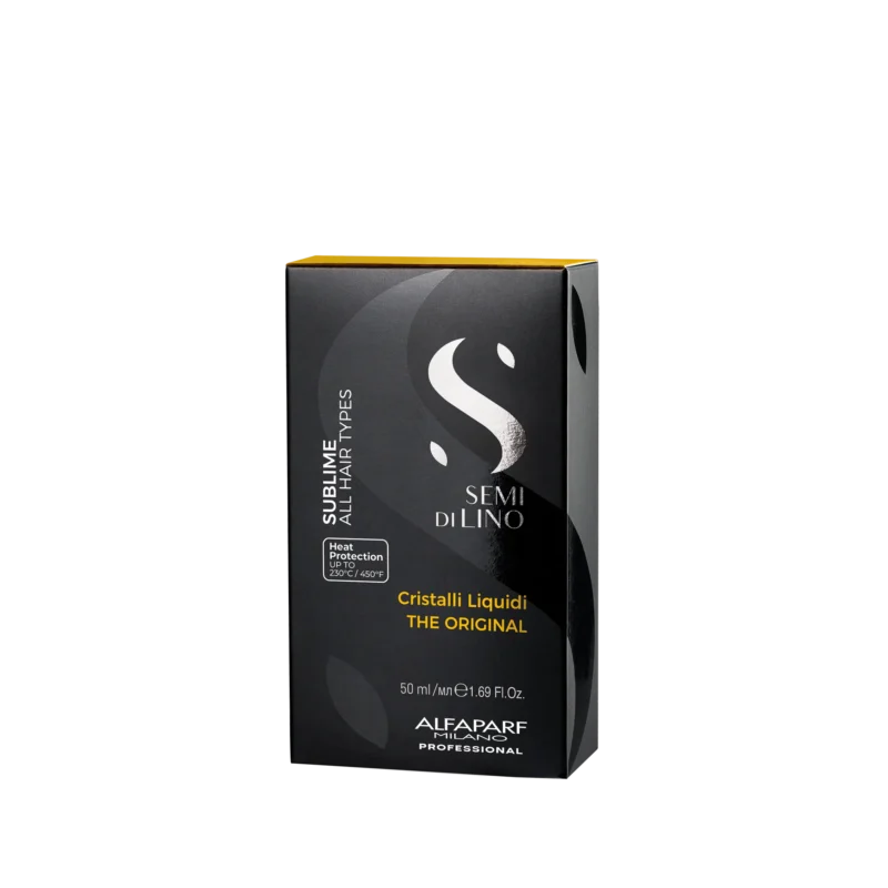 Alfaparf Milano Semi di Lino Sublime Cristalli Liquidi 50ml – Ορός Λάμψης & Αντιφριζ για Μεταξένια Μαλλιά