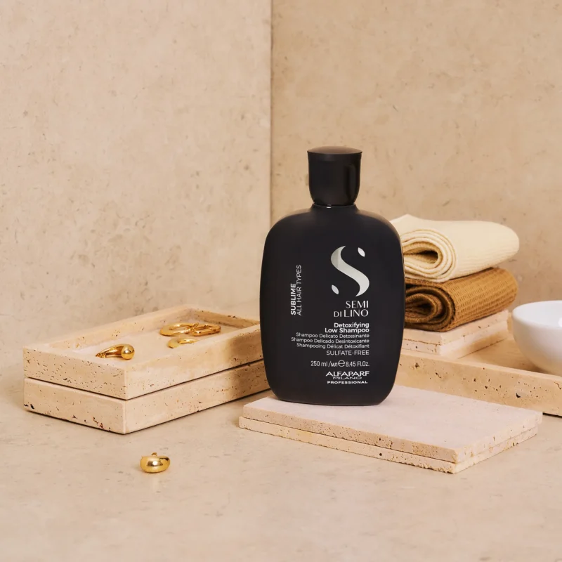 Alfaparf Milano Semi Di Lino Sublime Detoxifying Low Shampoo 250ml – Σαμπουάν Απαλής Καθαριστικής Δράσης & Αποτοξίνωσης - Image 2
