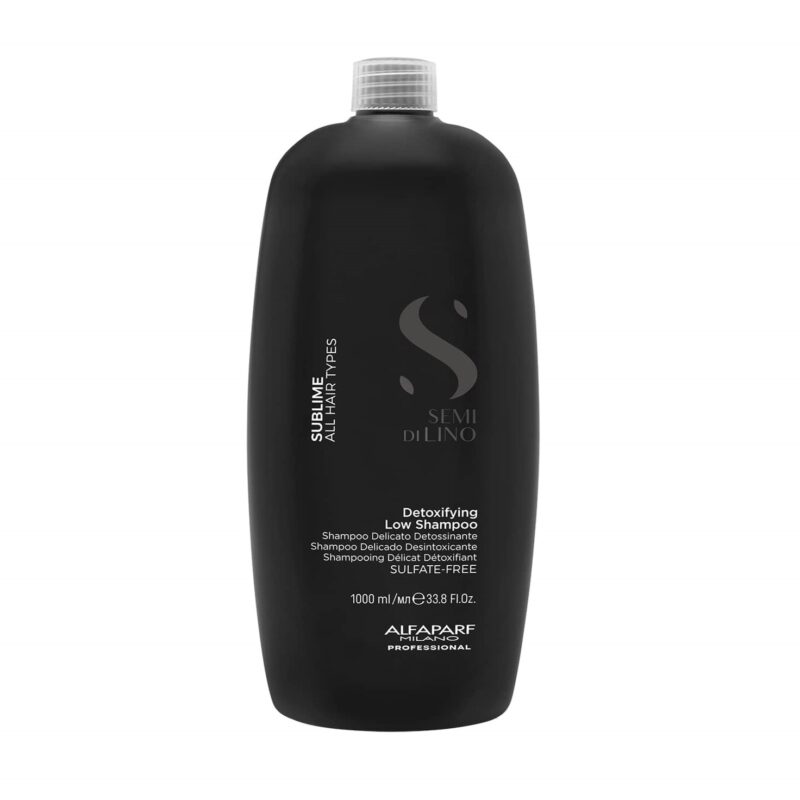 Alfaparf Milano Semi Di Lino Sublime Detoxifying Low Shampoo 1000ml – Σαμπουάν Απαλής Καθαριστικής Δράσης & Αποτοξίνωσης