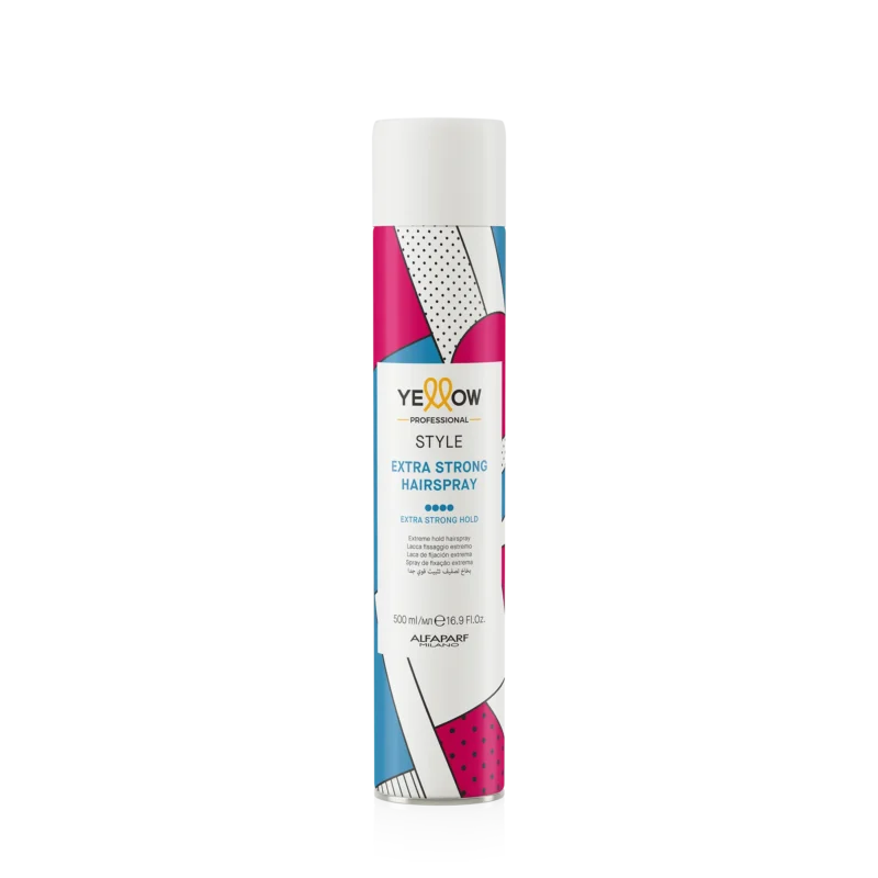 Alfaparf Extra Strong Hairspray 500ml Yellow Style