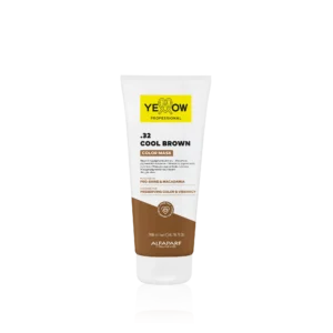Alfaparf Yellow Professional Color Mask .32 Cool Brown 200ml – Μάσκα Θρέψης & Αναζωογόνησης Ψυχρών Καφέ Τόνων