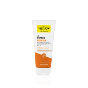 Alfaparf Yellow Professional Color Mask .4 Copper 200ml – Μάσκα Θρέψης & Ενίσχυσης Χάλκινων Αποχρώσεων