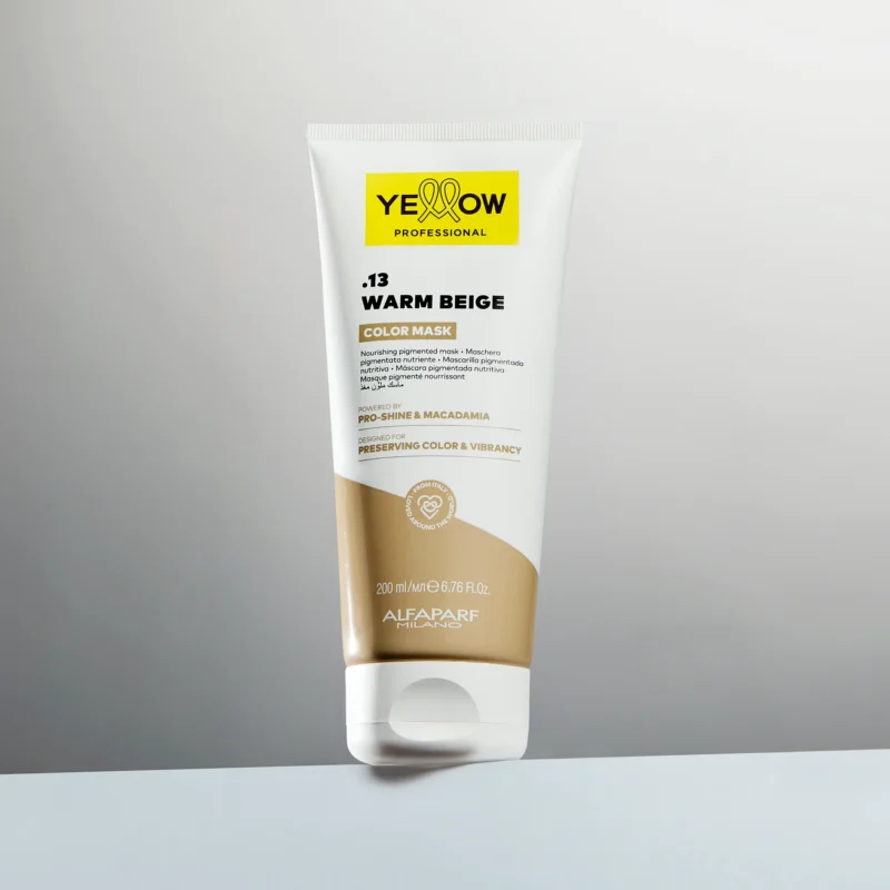 Alfaparf Yellow Professional Color Mask .13 Warm Beige 200ml – Θρεπτική Μάσκα με Χρώμα για Αναζωογόνηση Ζεστών Τόνων - Image 3