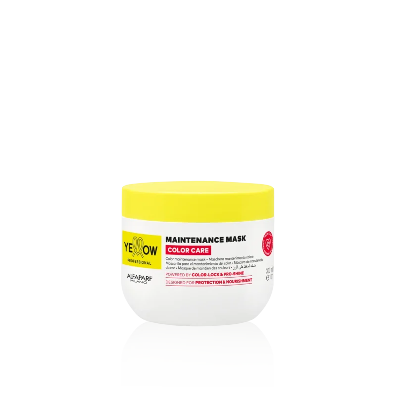 Alfaparf Yellow Professional Color Care Maintenance Mask 300ml – Μάσκα Θρέψης & Προστασίας για Βαμμένα Μαλλιά