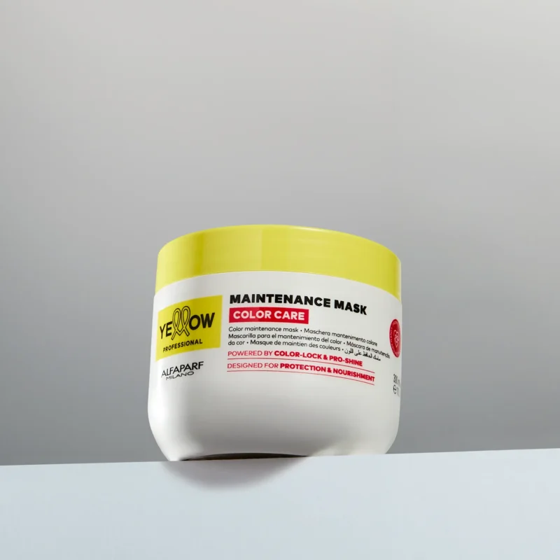 Alfaparf Yellow Professional Color Care Maintenance Mask 500ml – Μάσκα Θρέψης & Προστασίας για Βαμμένα Μαλλιά - Image 2