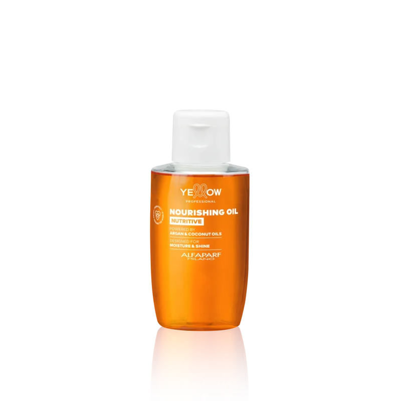 Alfaparf Yellow Professional Nutritive Nourishing Oil 100ml – Έλαιο Θρέψης & Λάμψης για Ξηρά Μαλλιά - Image 2