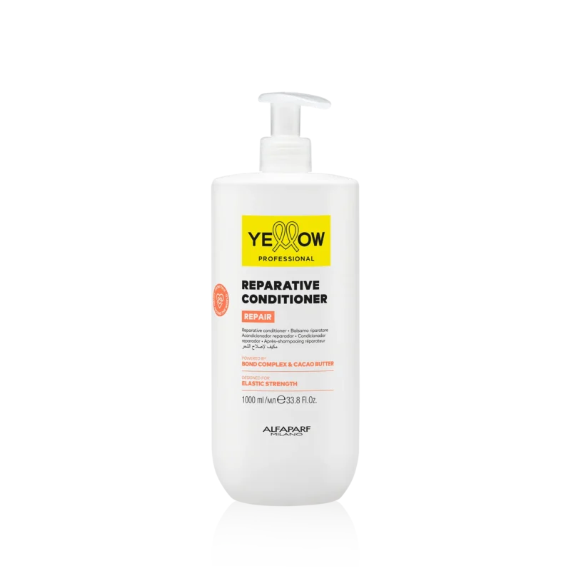 Alfaparf Yellow Professional Reparative Conditioner 1000ml – Μαλακτική Κρέμα Αναδόμησης & Θρέψης για Κατεστραμμένα Μαλλιά