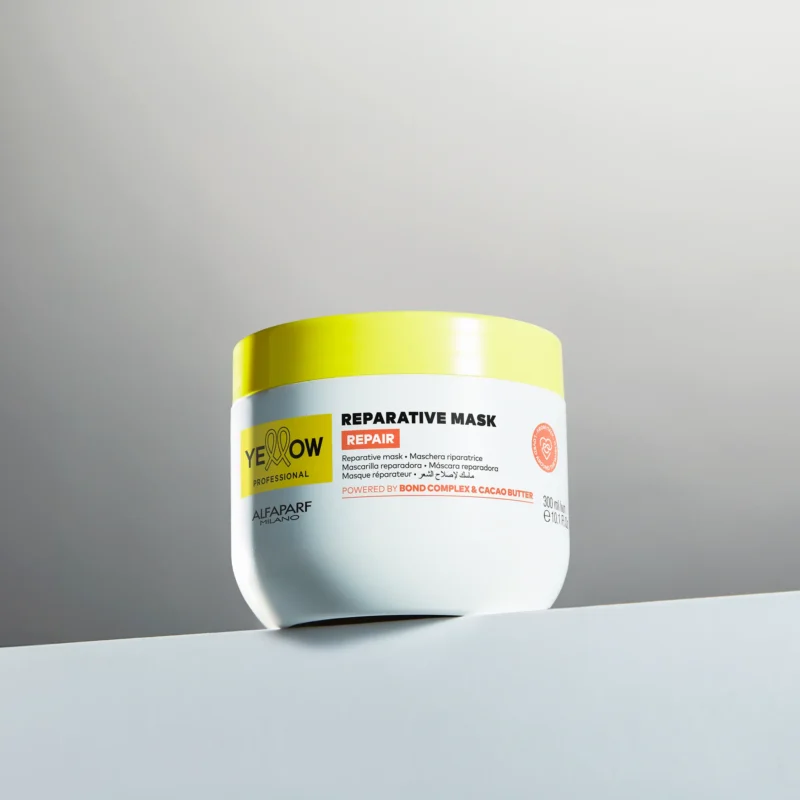 Alfaparf Yellow Professional Reparative Mask 300ml – Μάσκα Βαθιάς Αναδόμησης & Θρέψης για Κατεστραμμένα Μαλλιά - Image 3