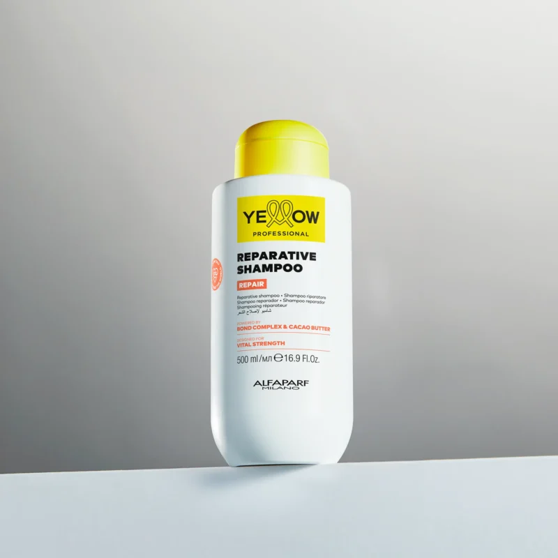 Alfaparf Yellow Professional Reparative Shampoo 500ml – Σαμπουάν Αναδόμησης & Ενίσχυσης για Ταλαιπωρημένα Μαλλιά - Image 3