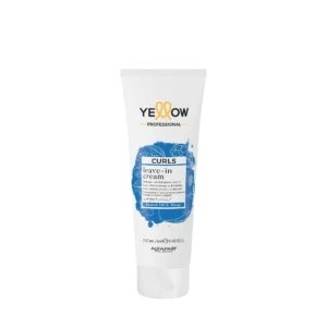 Alfaparf Yellow Curls Leave-In Cream 250ml – Κρέμα Χωρίς Ξέβγαλμα για Ορισμό, Ενυδάτωση & Φυσική Κίνηση στις Μπούκλες