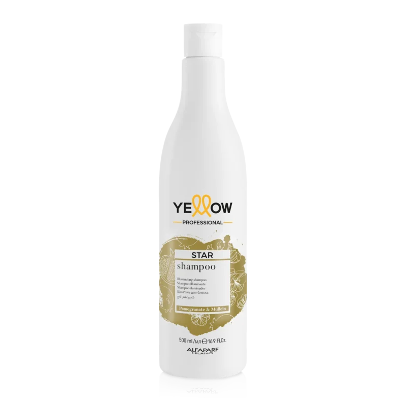 Alfaparf Yellow Star Shampoo Illuminating 500ml – Σαμπουάν για Εκθαμβωτική Λάμψη